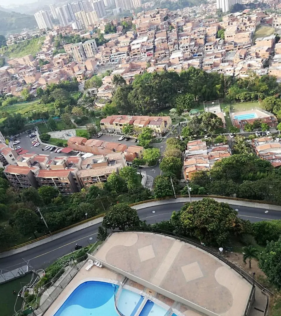 Apartamento Mirador De Rodeo Alto Apartament Medellín Kolumbia